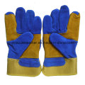 Cow Split Leather Working Glove Made in Gaozhou China